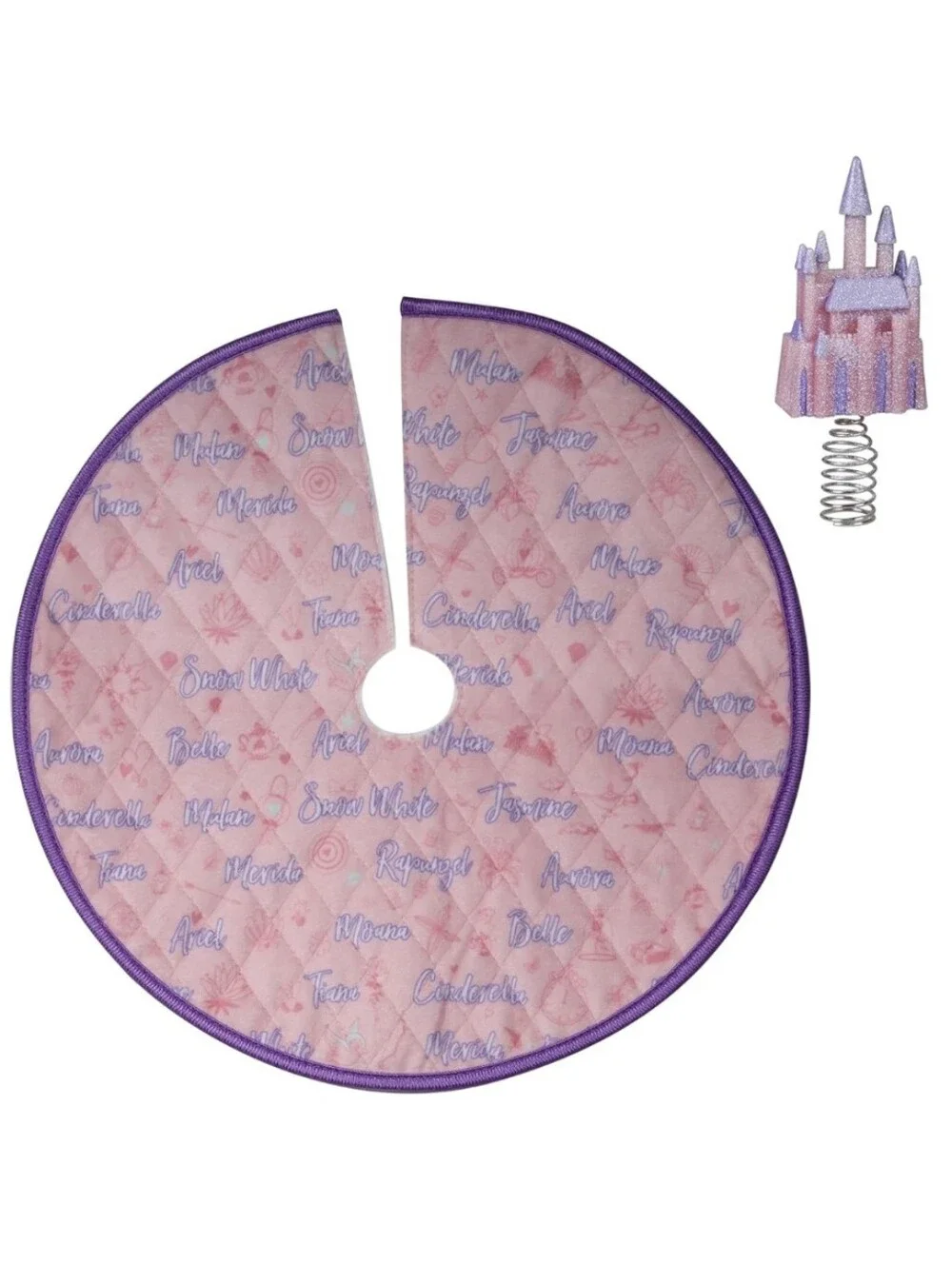 Hallmark Pink Disney Princess Mini Tree Topper & Skirt Set